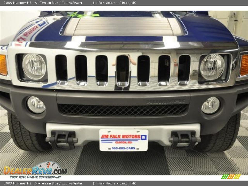 2009 Hummer H3 All-Terrain Blue / Ebony/Pewter Photo #6