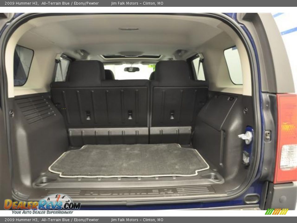2009 Hummer H3 All-Terrain Blue / Ebony/Pewter Photo #8