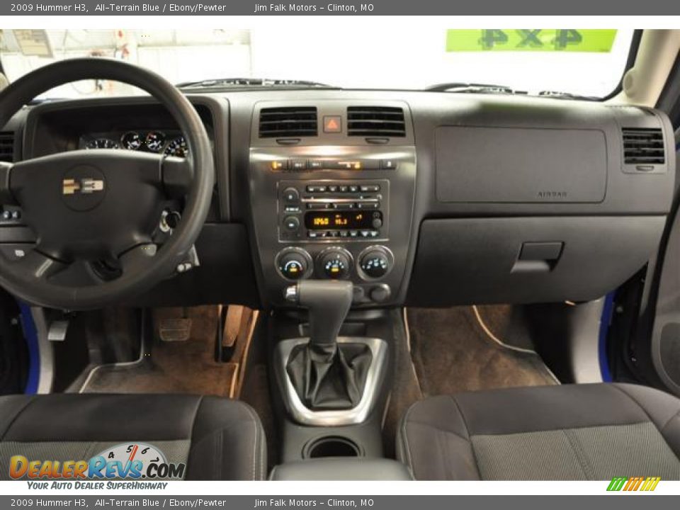 2009 Hummer H3 All-Terrain Blue / Ebony/Pewter Photo #13