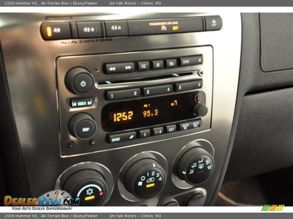 2009 Hummer H3 All-Terrain Blue / Ebony/Pewter Photo #14