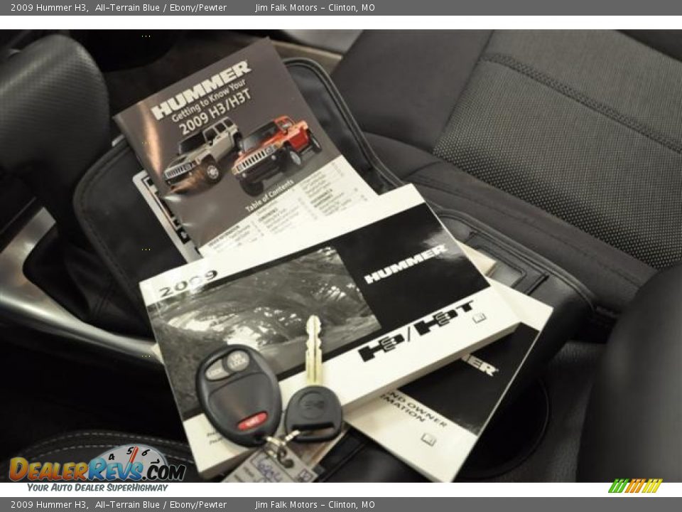 2009 Hummer H3 All-Terrain Blue / Ebony/Pewter Photo #15