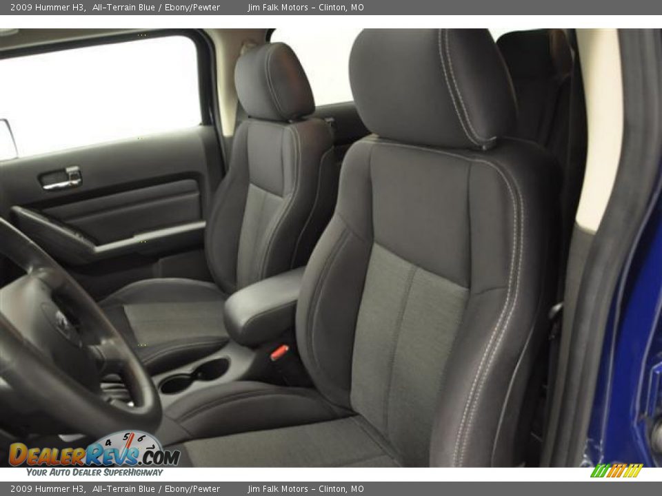 2009 Hummer H3 All-Terrain Blue / Ebony/Pewter Photo #16