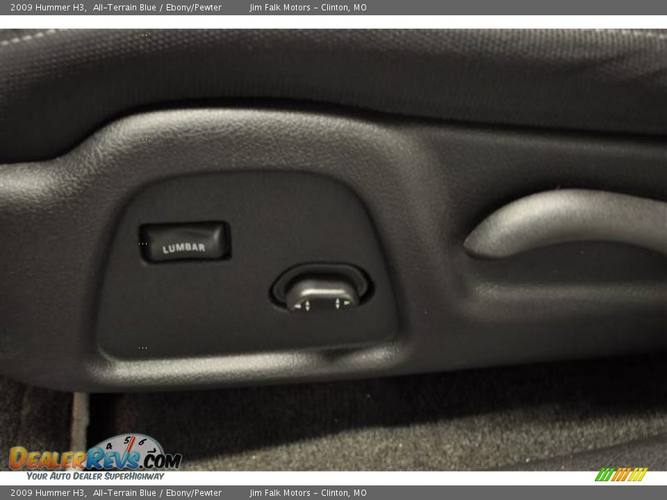 2009 Hummer H3 All-Terrain Blue / Ebony/Pewter Photo #17