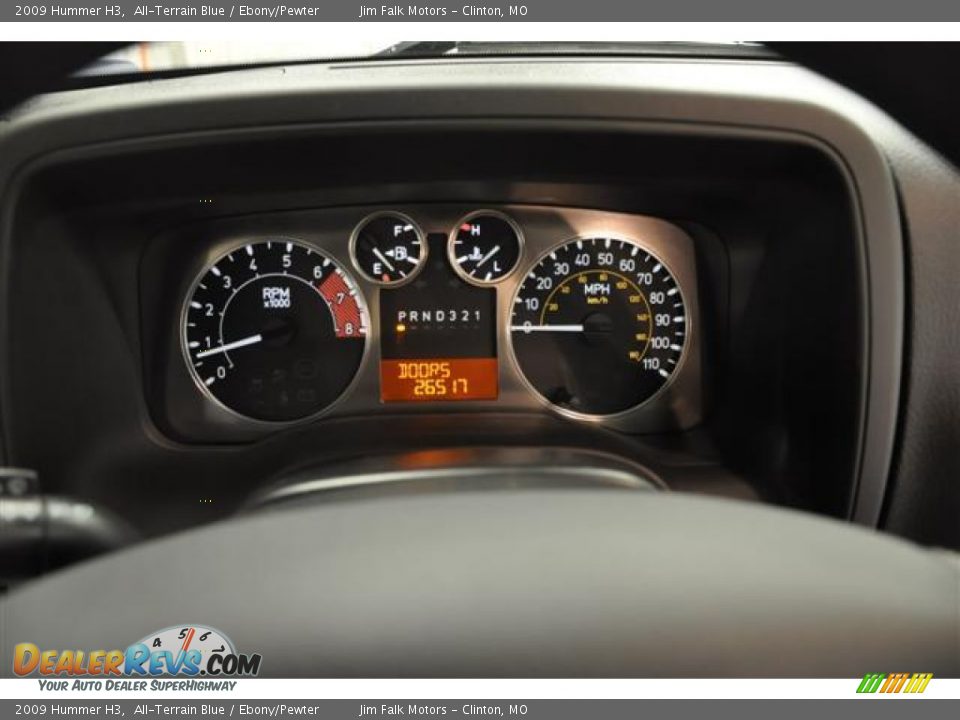 2009 Hummer H3 All-Terrain Blue / Ebony/Pewter Photo #19