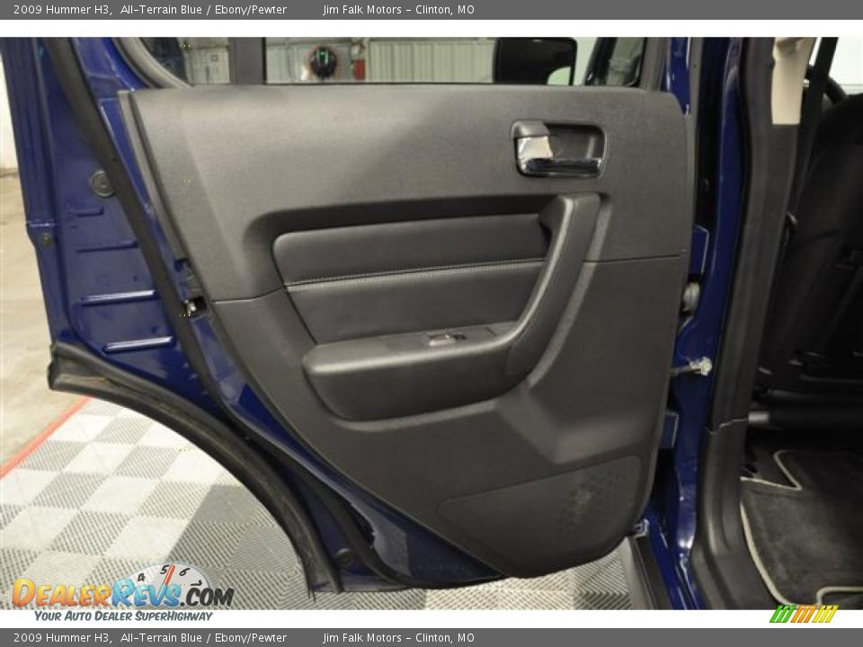 2009 Hummer H3 All-Terrain Blue / Ebony/Pewter Photo #21