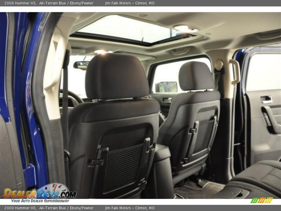 2009 Hummer H3 All-Terrain Blue / Ebony/Pewter Photo #22