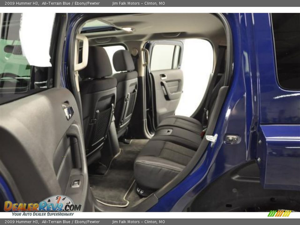 2009 Hummer H3 All-Terrain Blue / Ebony/Pewter Photo #23