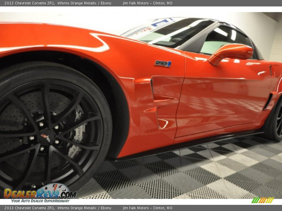 2013 Chevrolet Corvette ZR1 Inferno Orange Metallic / Ebony Photo #2