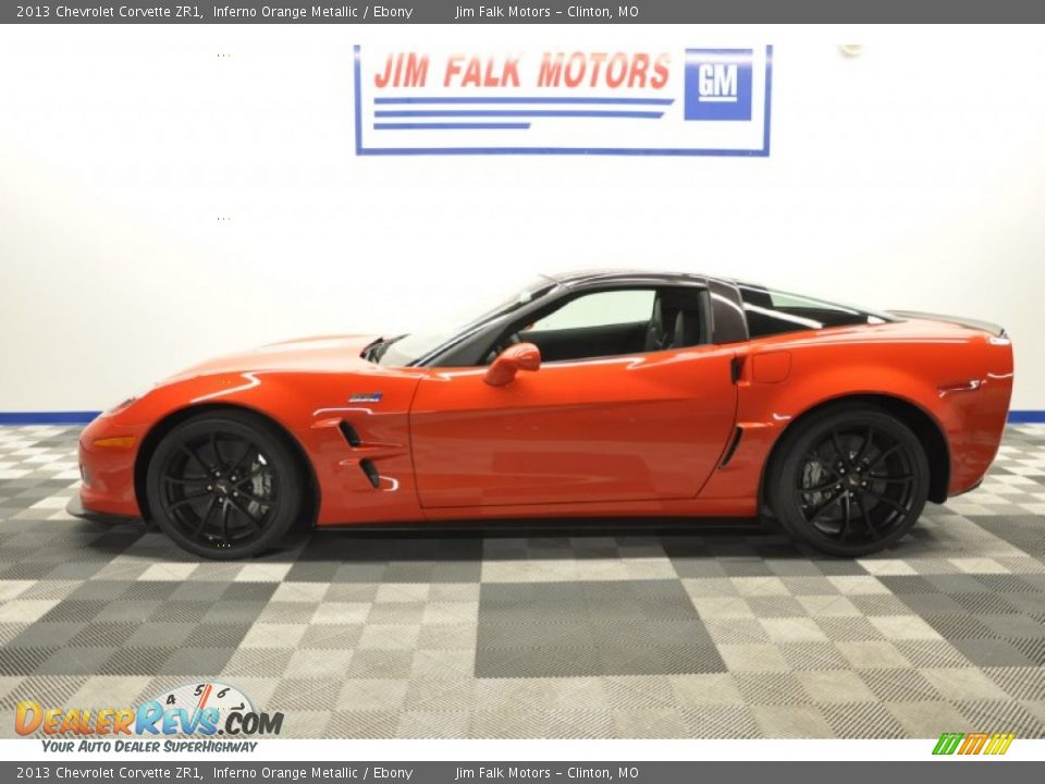 2013 Chevrolet Corvette ZR1 Inferno Orange Metallic / Ebony Photo #3