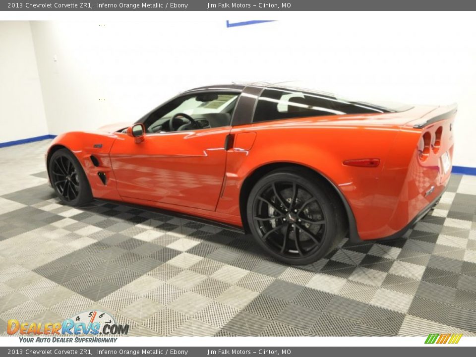 2013 Chevrolet Corvette ZR1 Inferno Orange Metallic / Ebony Photo #4