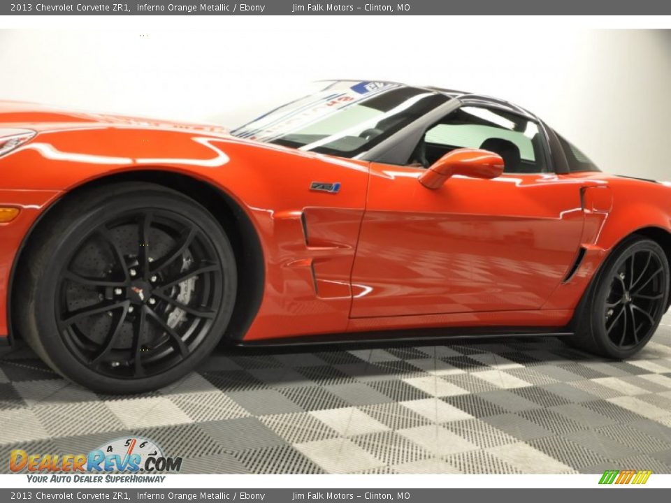 2013 Chevrolet Corvette ZR1 Inferno Orange Metallic / Ebony Photo #6