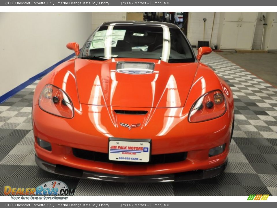 2013 Chevrolet Corvette ZR1 Inferno Orange Metallic / Ebony Photo #7