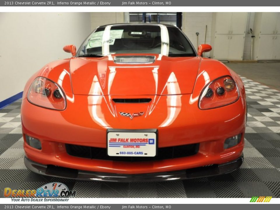 2013 Chevrolet Corvette ZR1 Inferno Orange Metallic / Ebony Photo #8