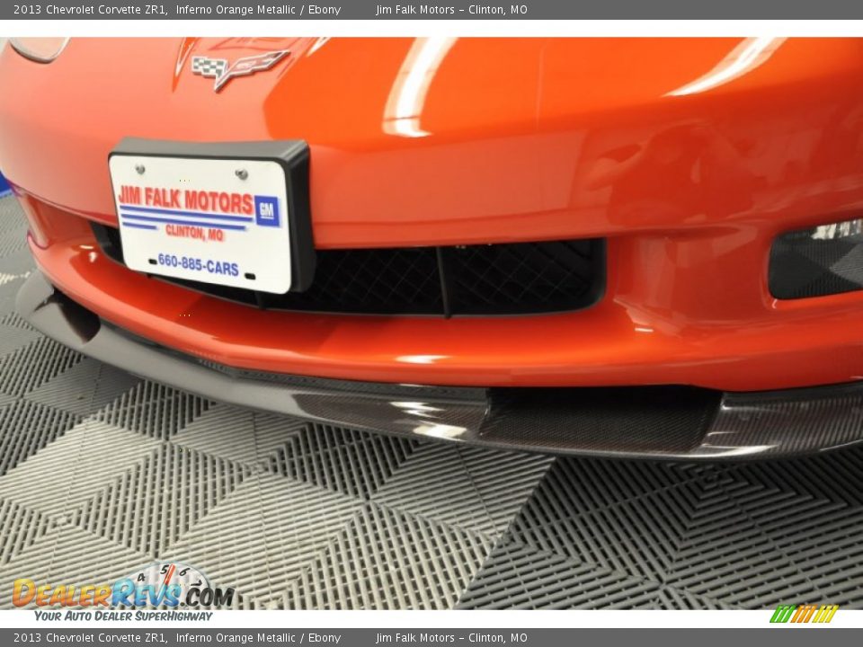 2013 Chevrolet Corvette ZR1 Inferno Orange Metallic / Ebony Photo #10