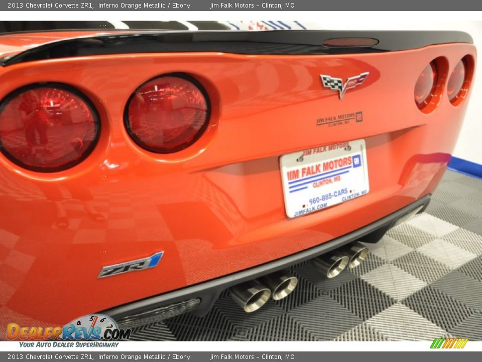 2013 Chevrolet Corvette ZR1 Inferno Orange Metallic / Ebony Photo #12