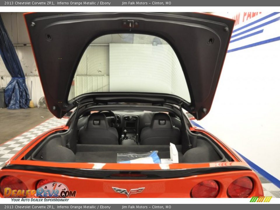 2013 Chevrolet Corvette ZR1 Inferno Orange Metallic / Ebony Photo #13