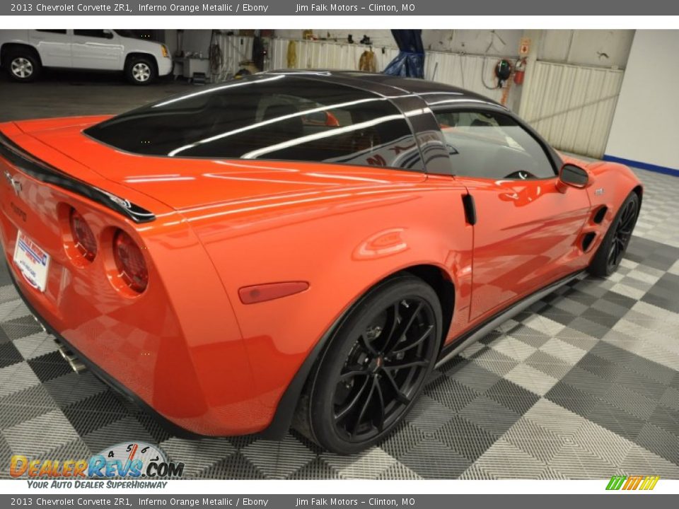 2013 Chevrolet Corvette ZR1 Inferno Orange Metallic / Ebony Photo #24