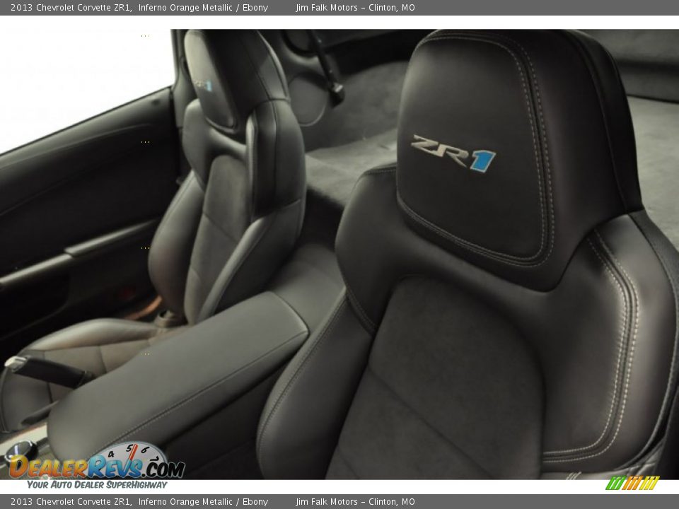 Ebony Interior - 2013 Chevrolet Corvette ZR1 Photo #34