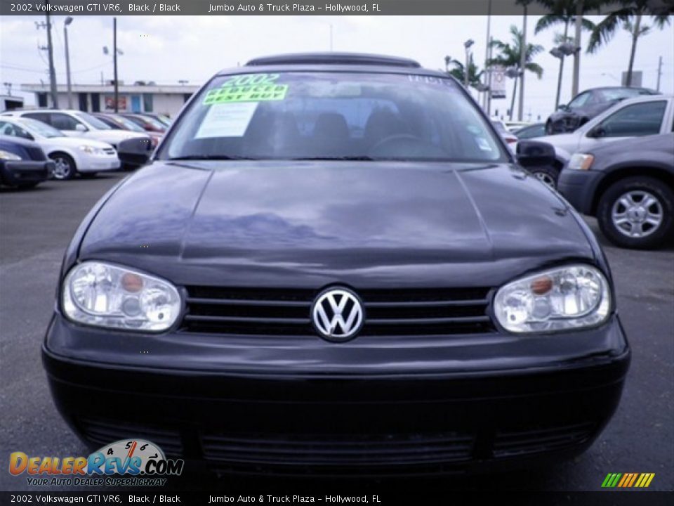 2002 Volkswagen GTI VR6 Black / Black Photo #4