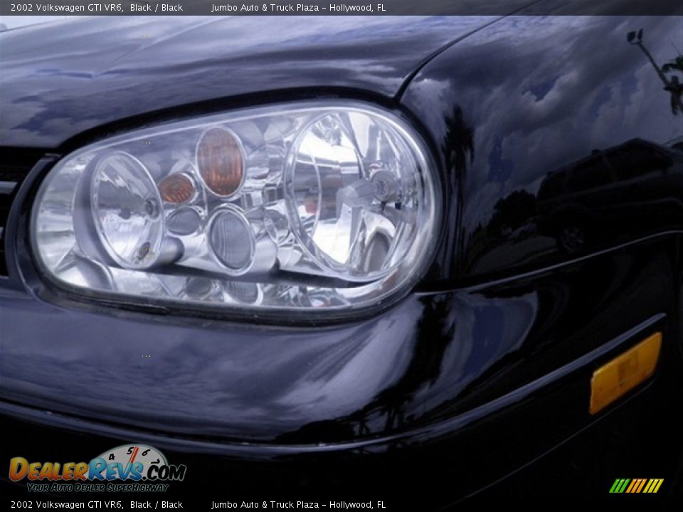 2002 Volkswagen GTI VR6 Black / Black Photo #5