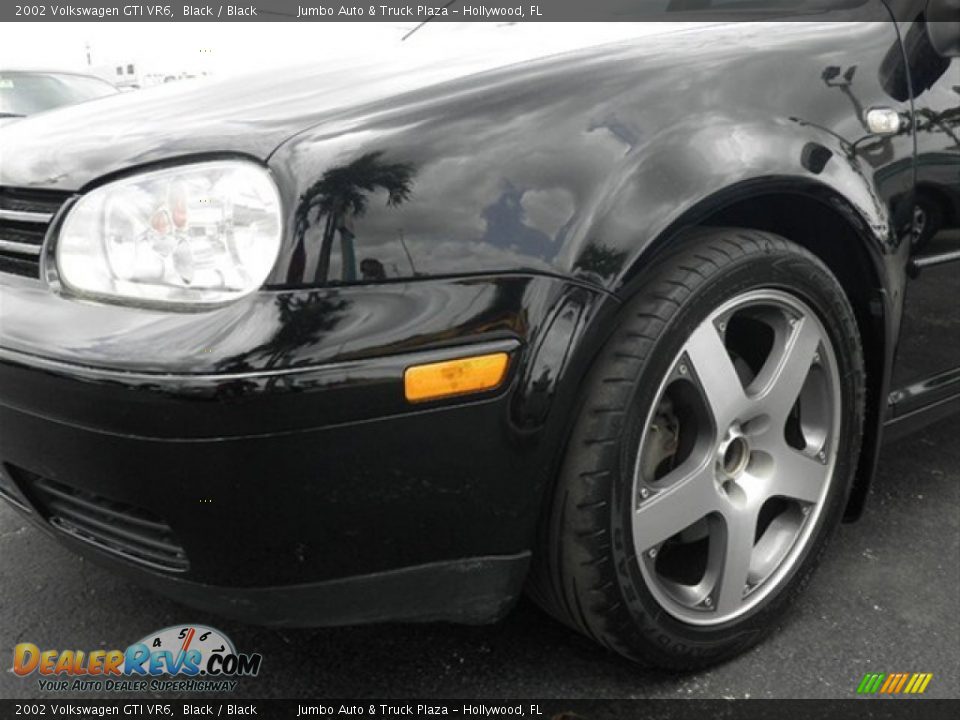 2002 Volkswagen GTI VR6 Black / Black Photo #6