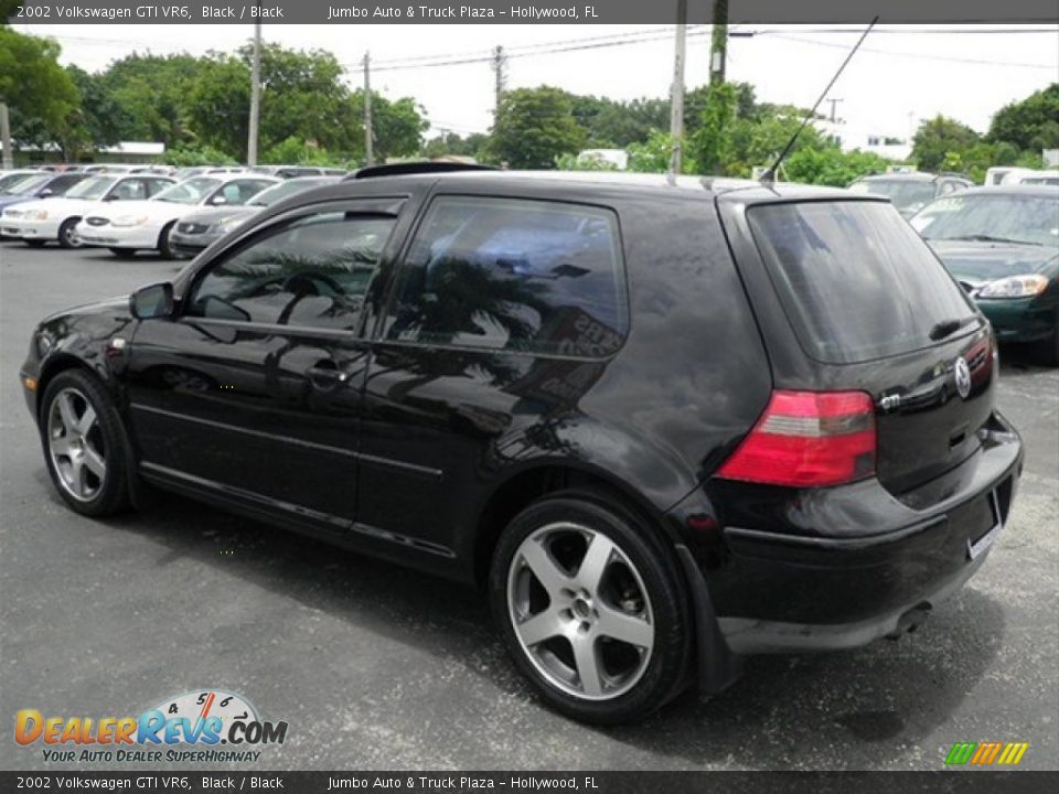 2002 Volkswagen GTI VR6 Black / Black Photo #9