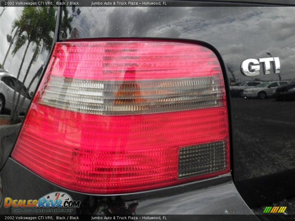 2002 Volkswagen GTI VR6 Black / Black Photo #11