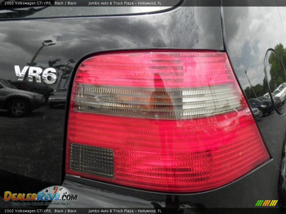 2002 Volkswagen GTI VR6 Black / Black Photo #13