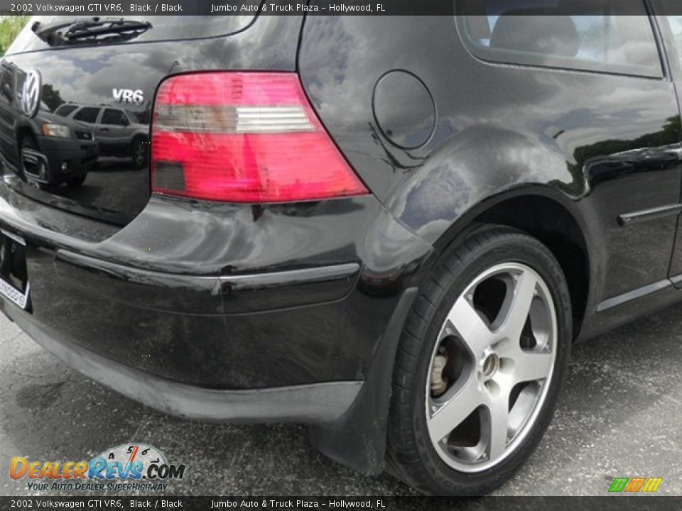 2002 Volkswagen GTI VR6 Black / Black Photo #14