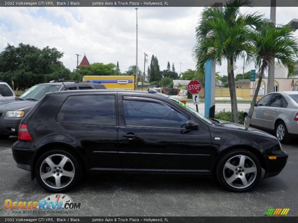 2002 Volkswagen GTI VR6 Black / Black Photo #16