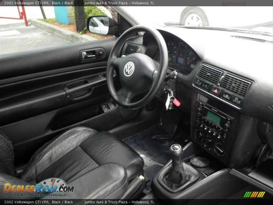 Black Interior - 2002 Volkswagen GTI VR6 Photo #17