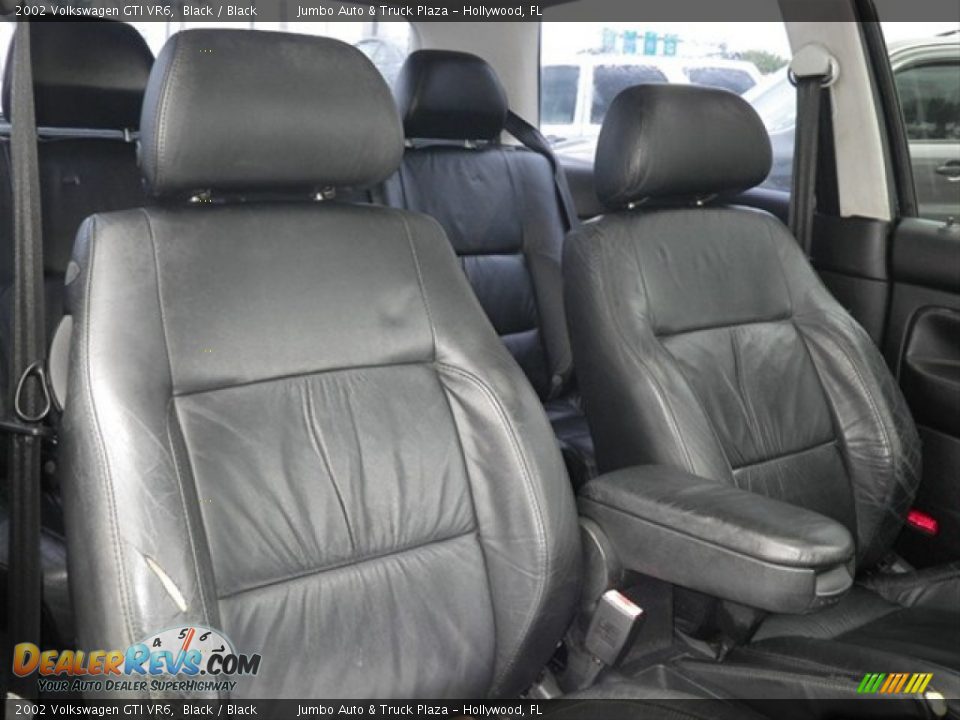 2002 Volkswagen GTI VR6 Black / Black Photo #18