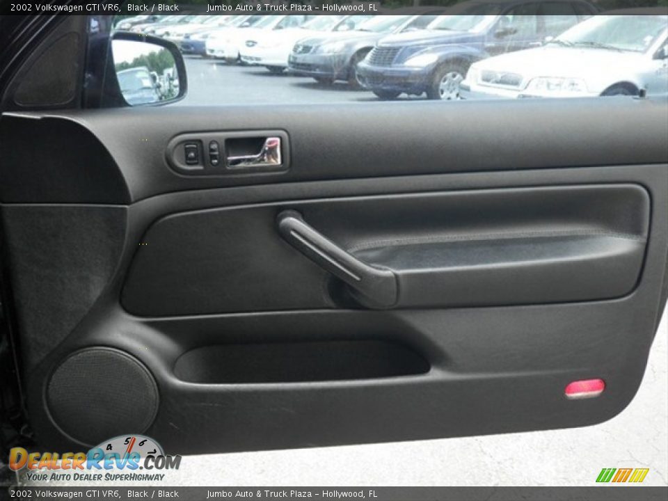 2002 Volkswagen GTI VR6 Black / Black Photo #19