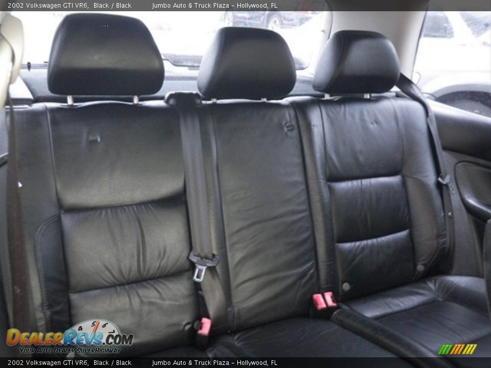 2002 Volkswagen GTI VR6 Black / Black Photo #20