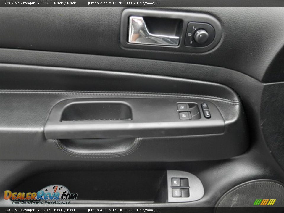 2002 Volkswagen GTI VR6 Black / Black Photo #22