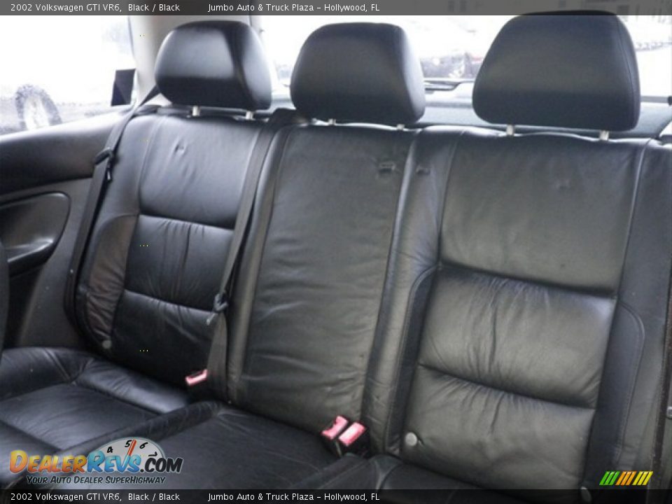 2002 Volkswagen GTI VR6 Black / Black Photo #23