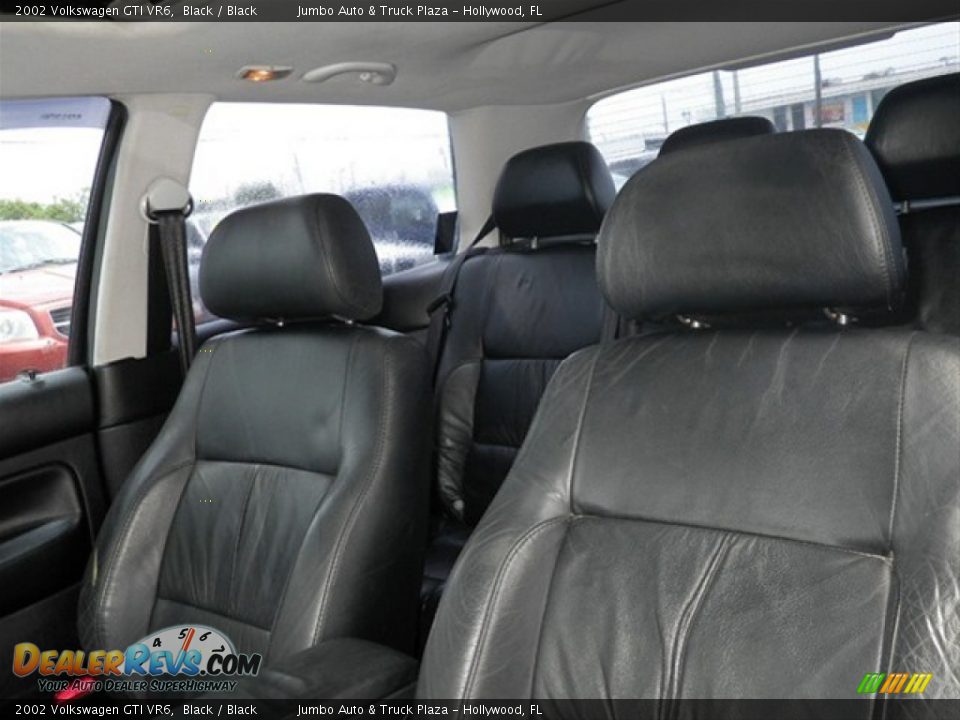 2002 Volkswagen GTI VR6 Black / Black Photo #24