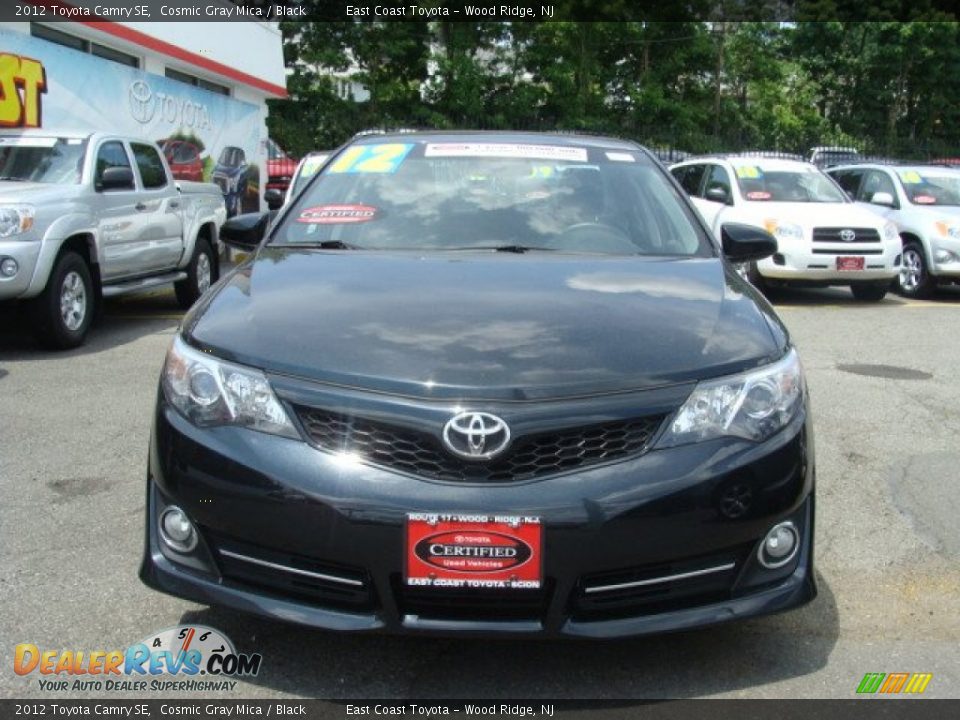 2012 Toyota Camry SE Cosmic Gray Mica / Black Photo #2