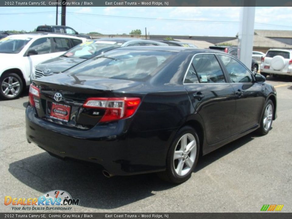2012 Toyota Camry SE Cosmic Gray Mica / Black Photo #4