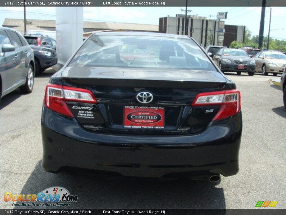 2012 Toyota Camry SE Cosmic Gray Mica / Black Photo #5