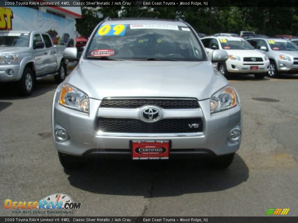 2009 Toyota RAV4 Limited V6 4WD Classic Silver Metallic / Ash Gray Photo #2