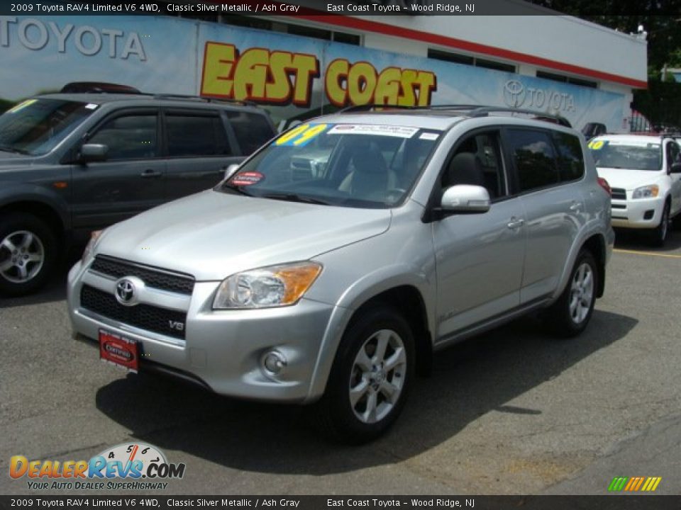 2009 Toyota RAV4 Limited V6 4WD Classic Silver Metallic / Ash Gray Photo #3