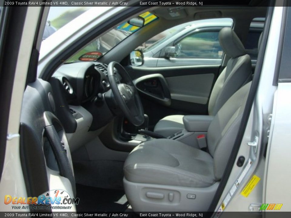2009 Toyota RAV4 Limited V6 4WD Classic Silver Metallic / Ash Gray Photo #7