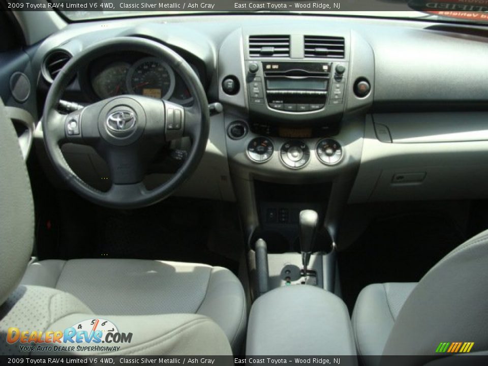 2009 Toyota RAV4 Limited V6 4WD Classic Silver Metallic / Ash Gray Photo #9