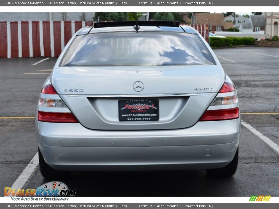 2009 Mercedes-Benz S 550 4Matic Sedan Iridium Silver Metallic / Black Photo #6