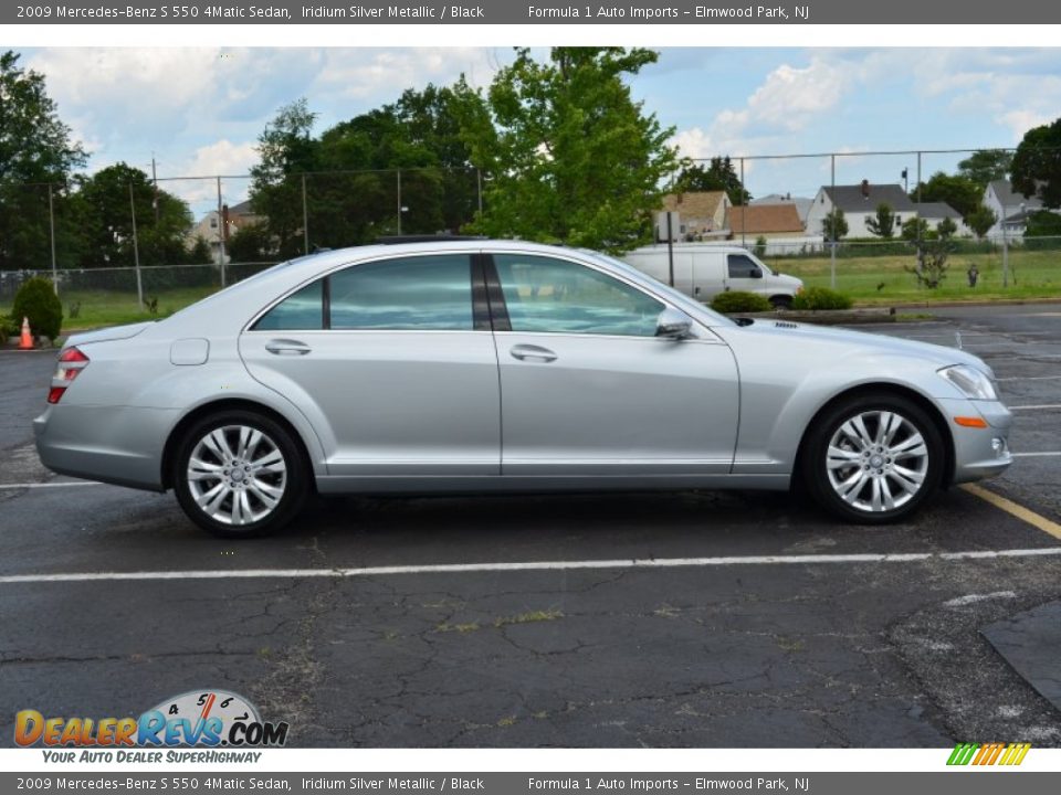 2009 Mercedes-Benz S 550 4Matic Sedan Iridium Silver Metallic / Black Photo #8