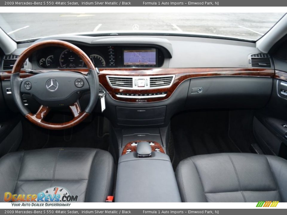 2009 Mercedes-Benz S 550 4Matic Sedan Iridium Silver Metallic / Black Photo #9