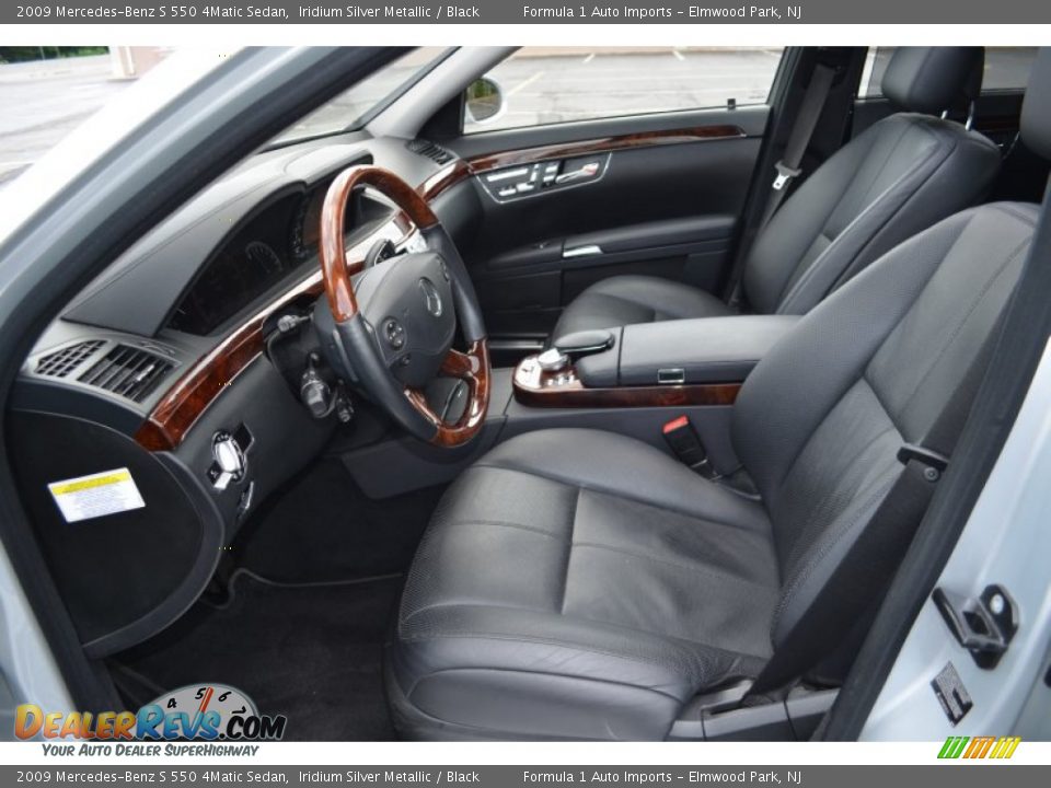 2009 Mercedes-Benz S 550 4Matic Sedan Iridium Silver Metallic / Black Photo #10