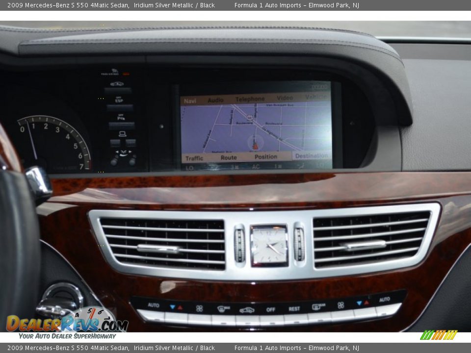 2009 Mercedes-Benz S 550 4Matic Sedan Iridium Silver Metallic / Black Photo #15