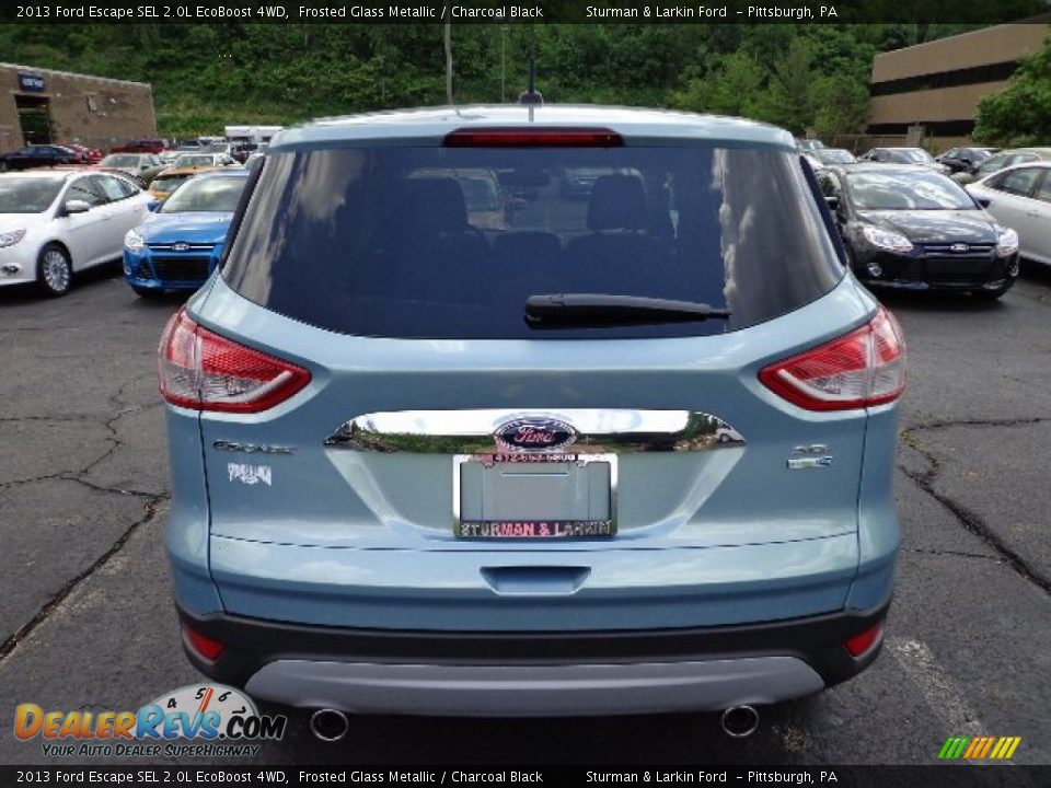 2013 Ford Escape SEL 2.0L EcoBoost 4WD Frosted Glass Metallic / Charcoal Black Photo #3